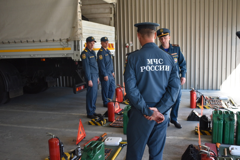 Смотр военной техники ФГКУ "Донской СЦ МЧС России"