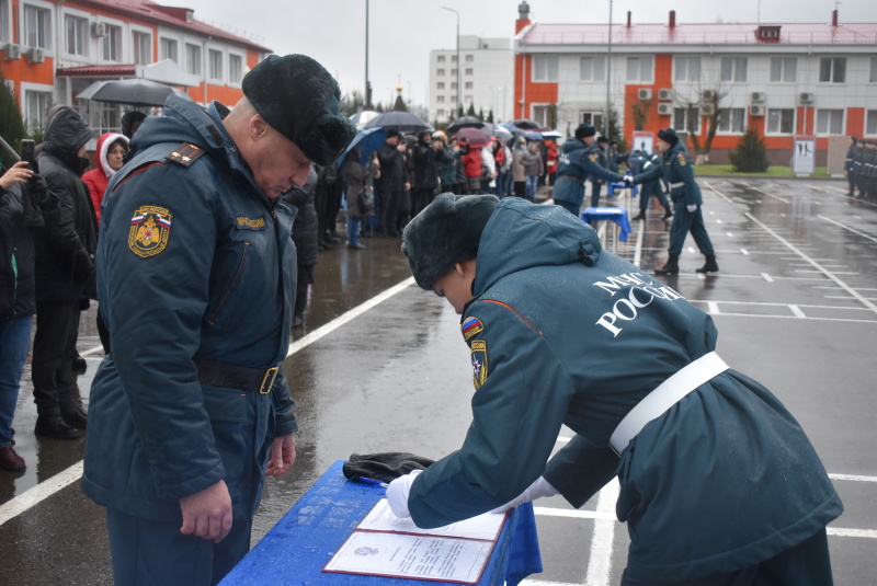 В Донском СЦ прошла торжественна церемония принятия присяги роты молодого пополнения на верность Отечеству