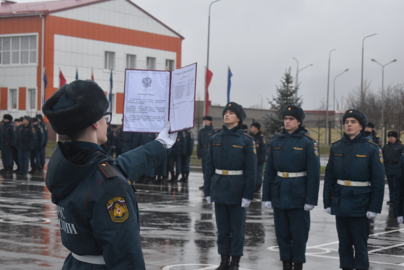 В Донском СЦ прошла торжественна церемония принятия присяги роты молодого пополнения на верность Отечеству