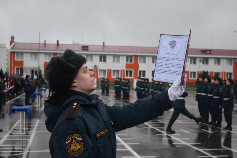 В Донском СЦ прошла торжественна церемония принятия присяги роты молодого пополнения на верность Отечеству