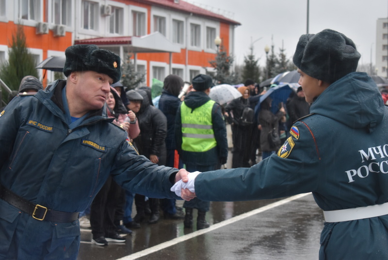 В Донском СЦ прошла торжественна церемония принятия присяги роты молодого пополнения на верность Отечеству