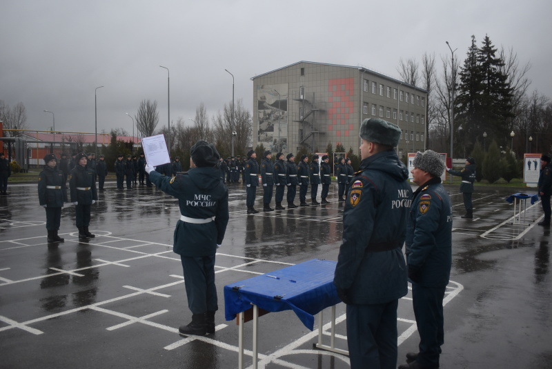 В Донском СЦ прошла торжественна церемония принятия присяги роты молодого пополнения на верность Отечеству