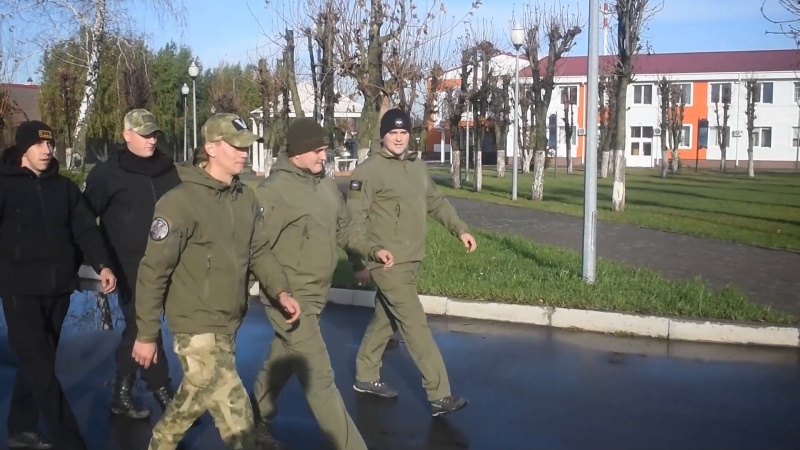 Возвращение спасательной группы проведения пиротехнических и взрывных работ