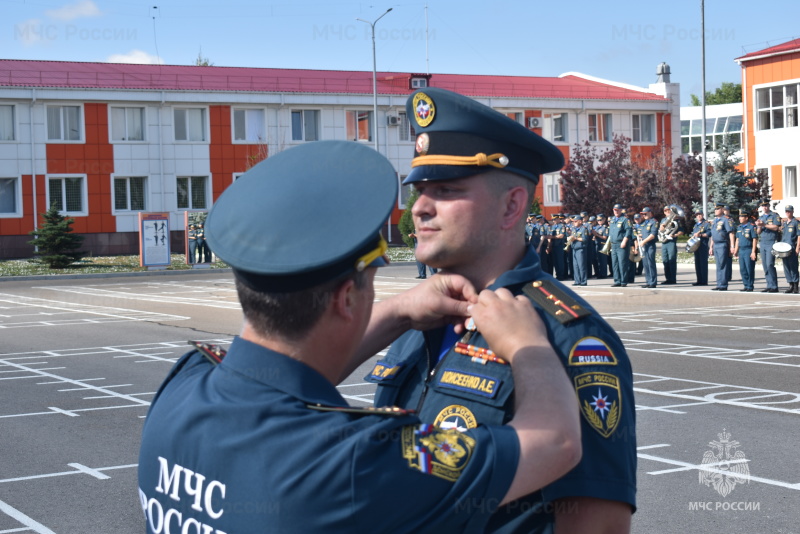 Награждение личного состава пиротехнического отряда Донского СЦ