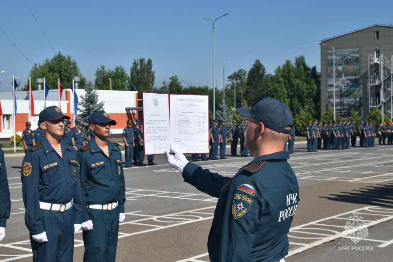 В Донском СЦ прошла торжественна церемония принятия присяги роты молодого пополнения на верность Отечеству.