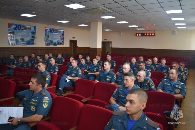 В Донском спасательном центре прошло занятие по эксплуатации техники.