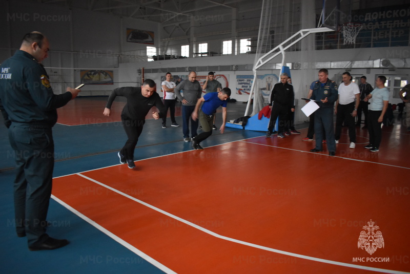 В Донском Спасательном Центре состоялась сдача нормативов для присвоению классной квалификации "Мастер"