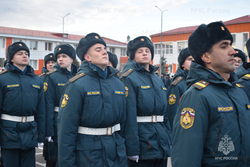 Приведение военнослужащих роты вновь прибывшего пополнения к Военной присяге