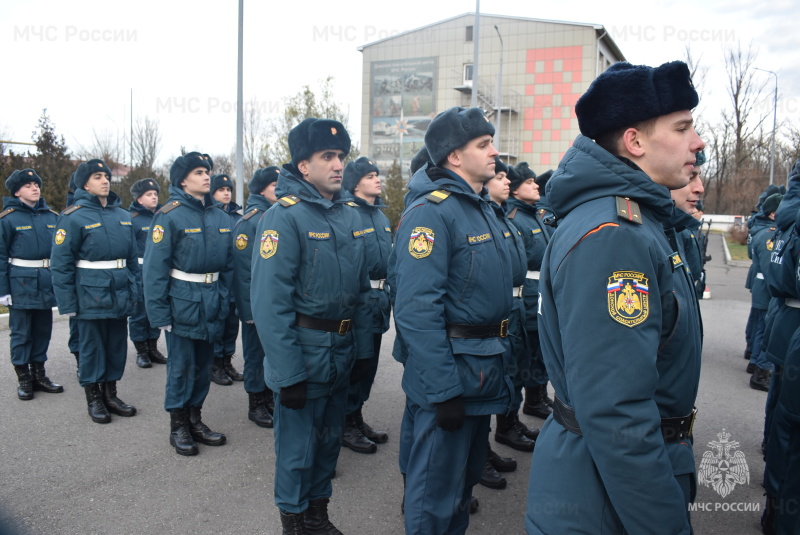 Приведение военнослужащих роты вновь прибывшего пополнения к Военной присяге