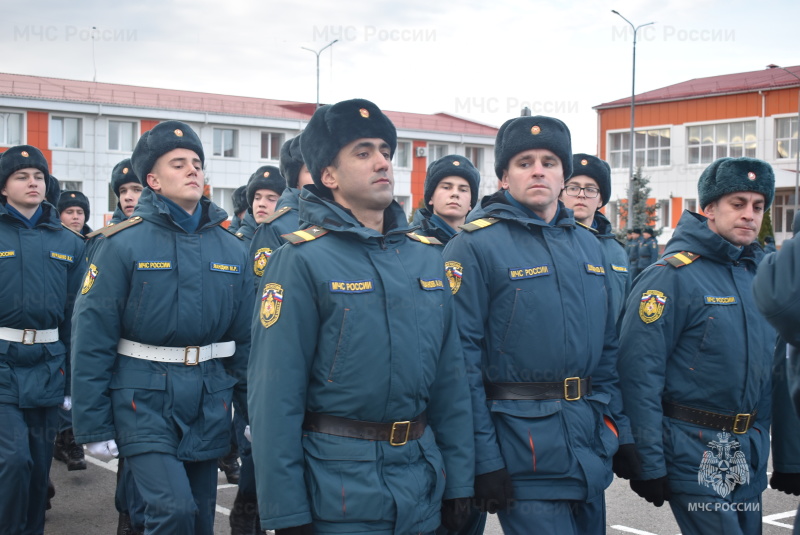 Приведение военнослужащих роты вновь прибывшего пополнения к Военной присяге