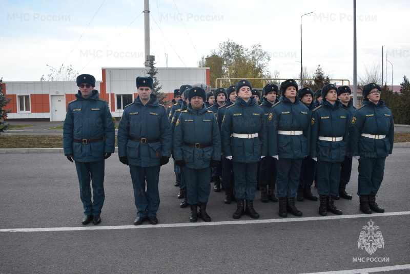 Приведение военнослужащих роты вновь прибывшего пополнения к Военной присяге