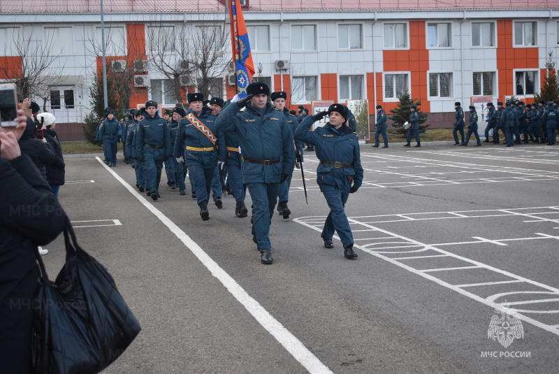 Приведение военнослужащих роты вновь прибывшего пополнения к Военной присяге