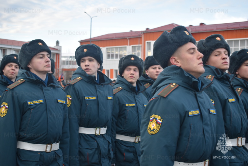 Приведение военнослужащих роты вновь прибывшего пополнения к Военной присяге