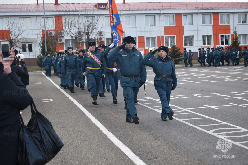 Приведение военнослужащих роты вновь прибывшего пополнения к Военной присяге