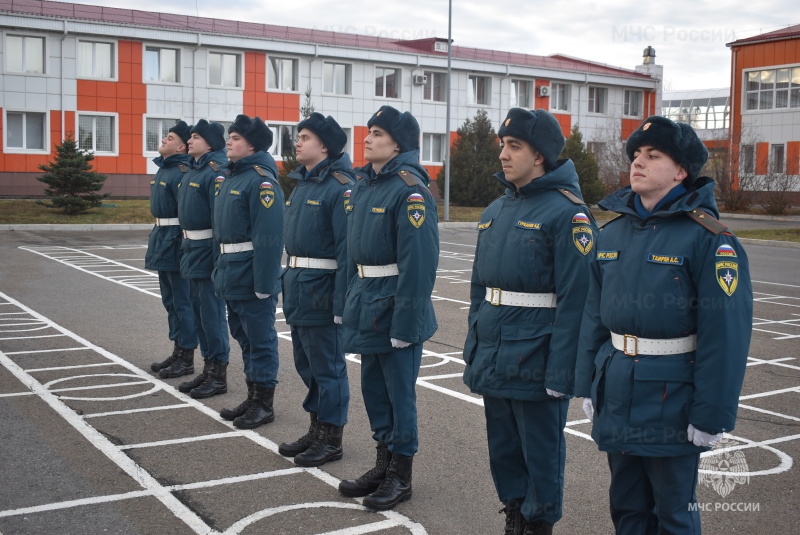 Приведение военнослужащих роты вновь прибывшего пополнения к Военной присяге