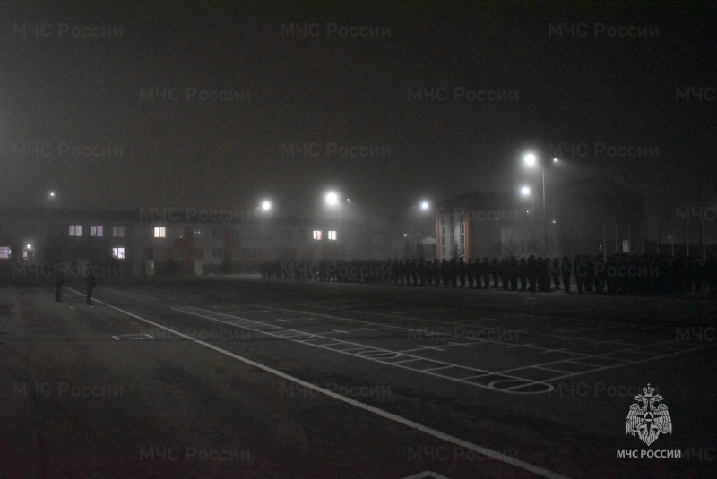 В Донском СЦ проведена общеполковая вечерняя поверка.