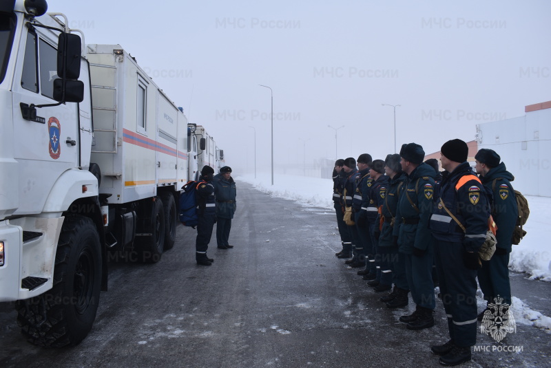 Проверка готовности 2 спасательного отряда по команде повышенной готовности.