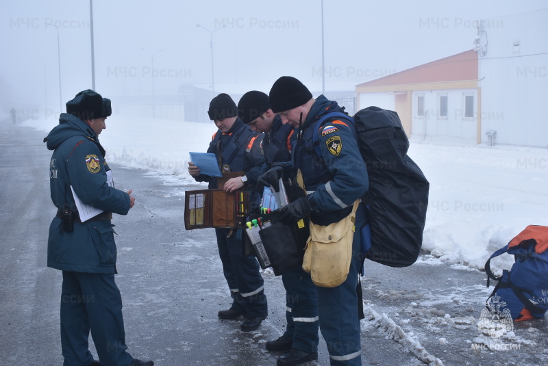 Проверка готовности 2 спасательного отряда по команде повышенной готовности.