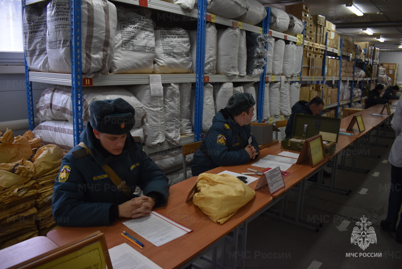Проведена мобилизационная тренировка в составе спасательного центра.