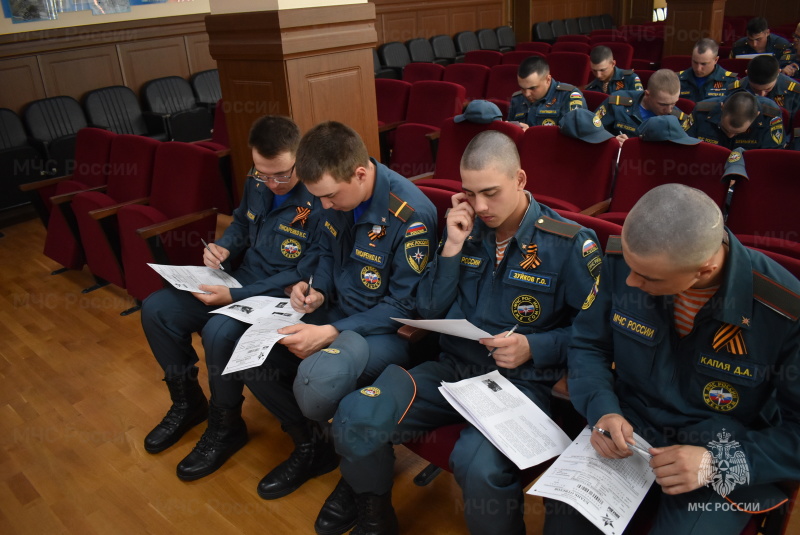 Военнослужащие СЦ приняли участие в Диктанте победы, приуроченном к 80-летию победы в Великой Отечественной войне 1941-1945гг.