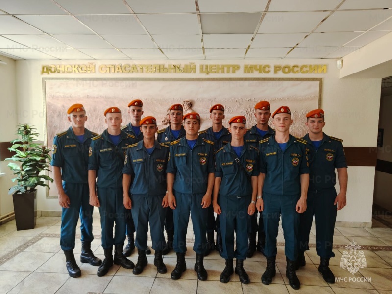 В Центре прошла стажировка курсантов Академии гражданской защиты МЧС России им. генерал-лейтенанта Д.И. Михайлика.