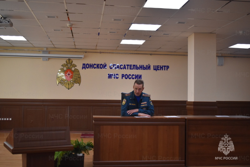 На стажировку в спасательный центр прибыли курсанты "Академии гражданской защиты МЧС России им. генерал-лейтенанта Д.И.Михайлика".