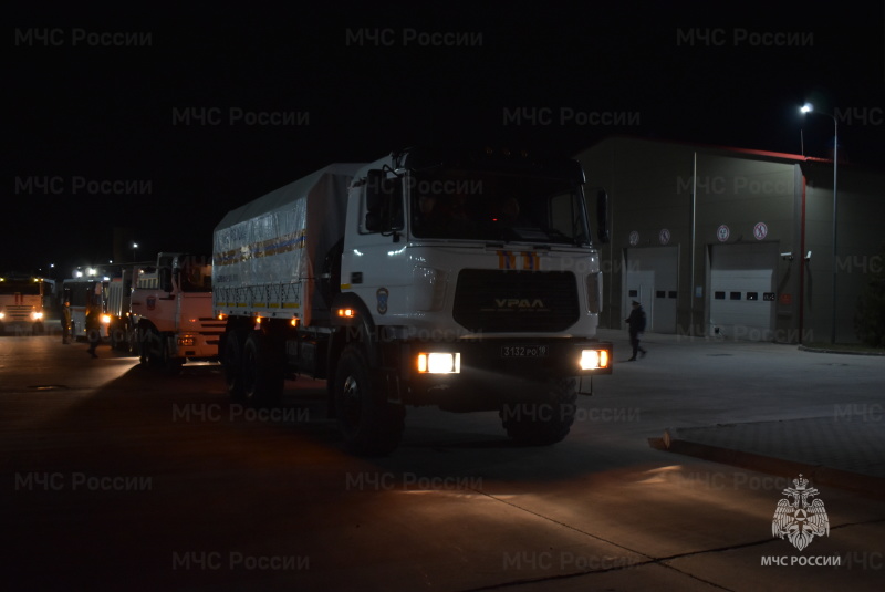 Аэромобильная группировка спасательного центра убыла в краснодарский край, город Анапу, для выполнения задач по предназначению.