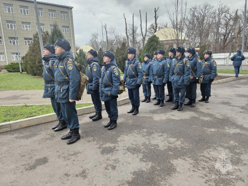В спасательном центре проведено занятие с личным составом на тему «Действия роты при подъеме по боевой тревоге».