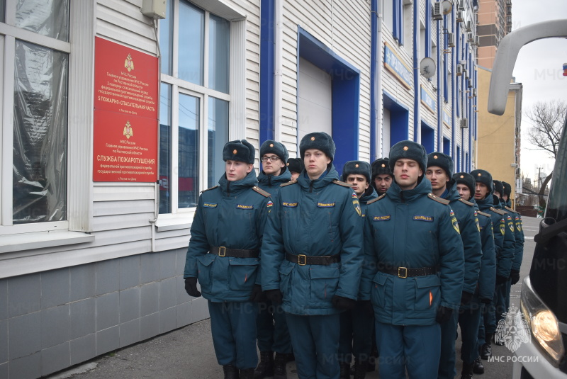 Военнослужащие СЦ посетили музей пожарной охраны в городе Ростове-на-Дону.