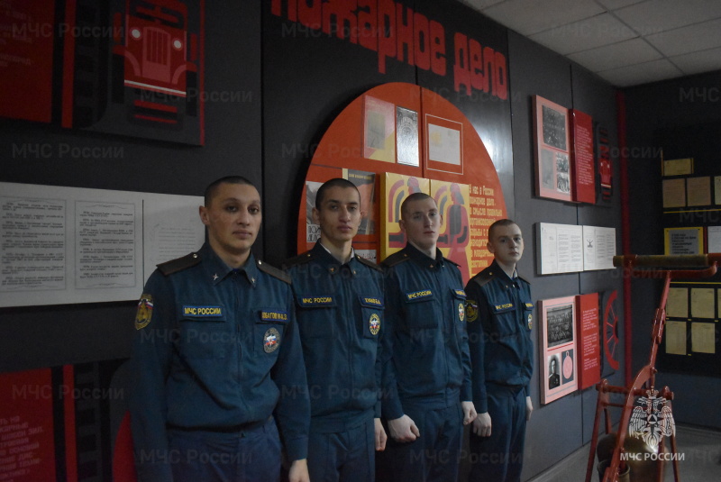 Военнослужащие СЦ посетили музей пожарной охраны в городе Ростове-на-Дону.