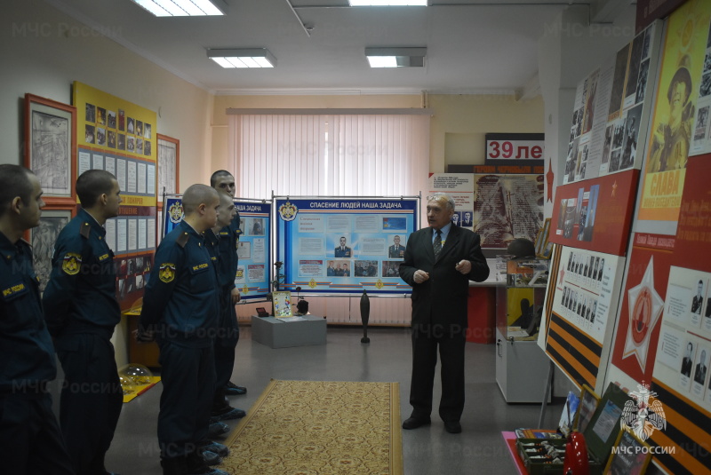 Военнослужащие СЦ посетили музей пожарной охраны в городе Ростове-на-Дону.