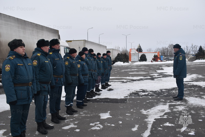 Убытие колонны в Запорожскую область.