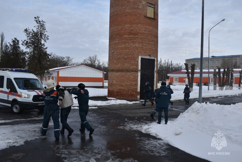 В СЦ была проведена тренировка команды "Барьер".
