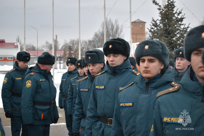 В СЦ прошел строевой смотр формы oдежды.