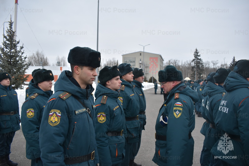 В СЦ прошел строевой смотр формы oдежды.