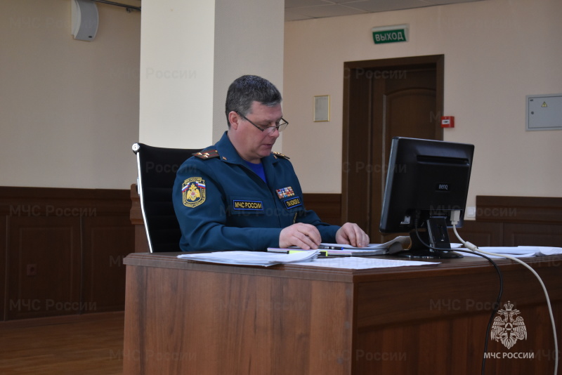 Под руководством начальника спасательного центра подведены итоги за январь.