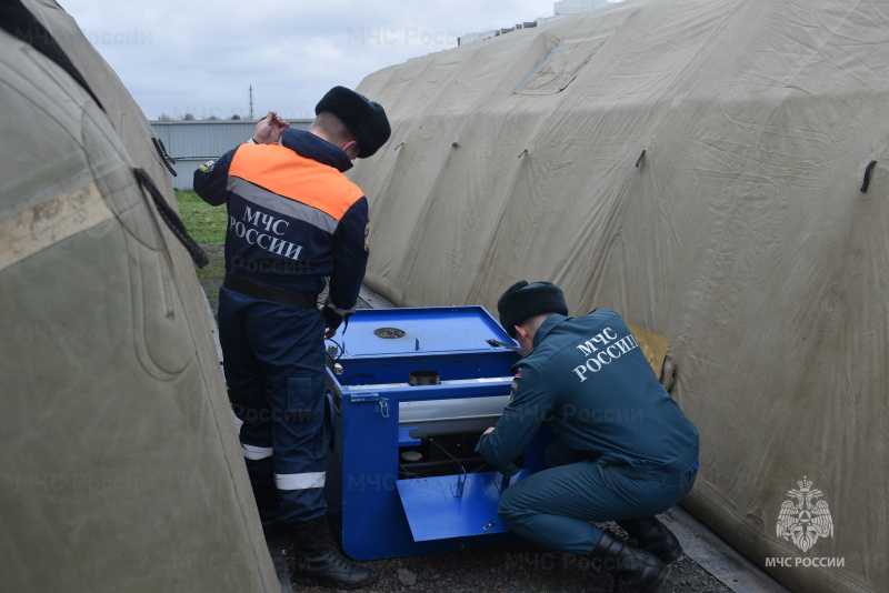 Начальник центра провел смотр полевых лагерей 1 и 2 эшелонов.