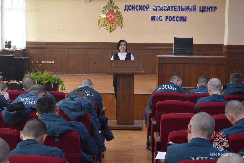 В спасательном центре прошел психологический опрос среди военнослужащих по призыву.