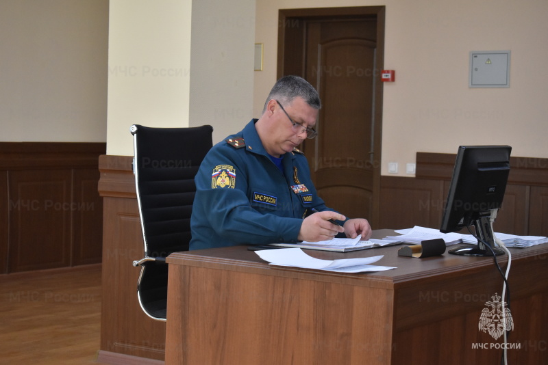 Под руководством начальника спасательного центра подведены итоги за апрель.