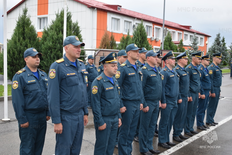 Награждение личного состава пиротехнического отряда Донского спасательного центра.