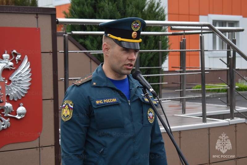 Награждение личного состава пиротехнического отряда Донского спасательного центра.