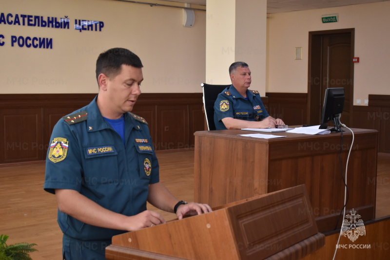 Под руководством начальника спасательного центра подведены итоги за июнь.