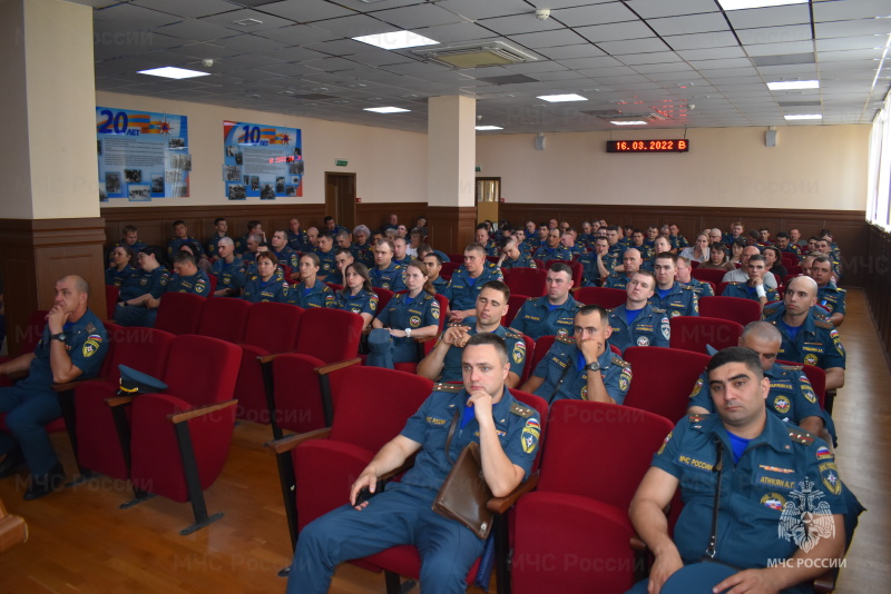 В спасательном центре были проведены комплексные мероприятия в рамках боевой недели.