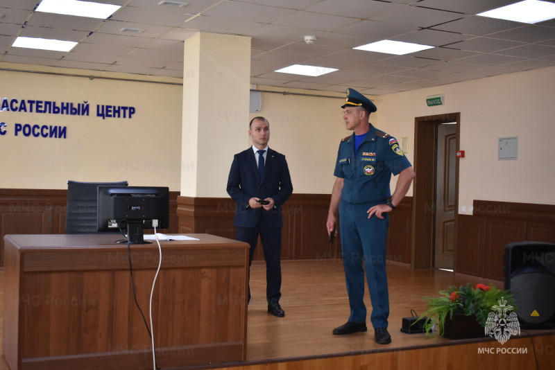 В спасательном центре были проведены комплексные мероприятия в рамках боевой недели.