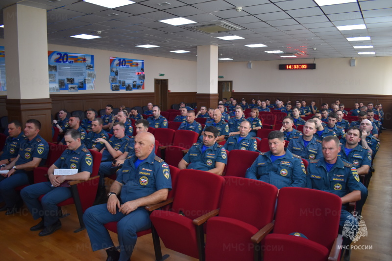 Под руководством начальника спасательного центра подведены итоги за июль.