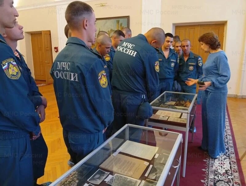 Военнослужащие Донского спасательного центра МЧС России приняли участие в конференции "Нюрнбергский процесс - приговор нацизму"