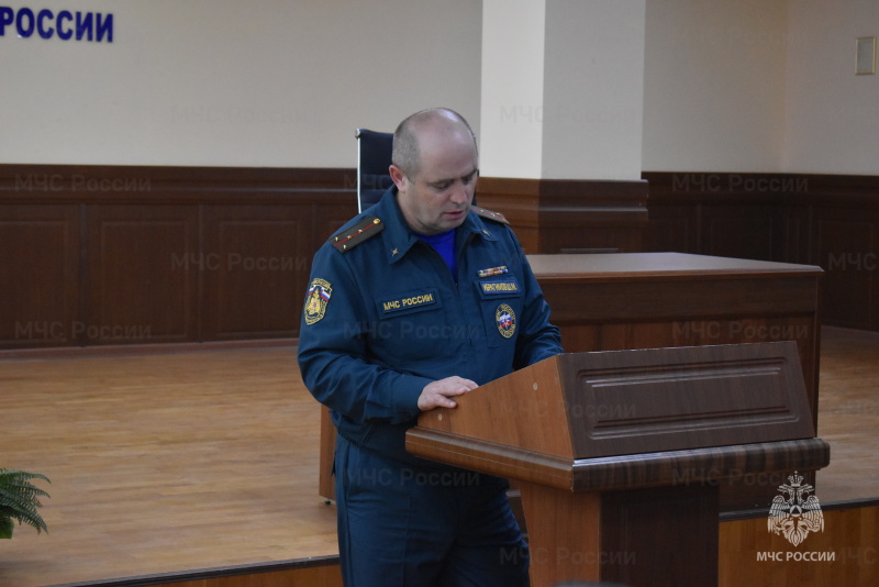 В спасательном центре прошли занятия для водительского состава по предупреждению ДТП.