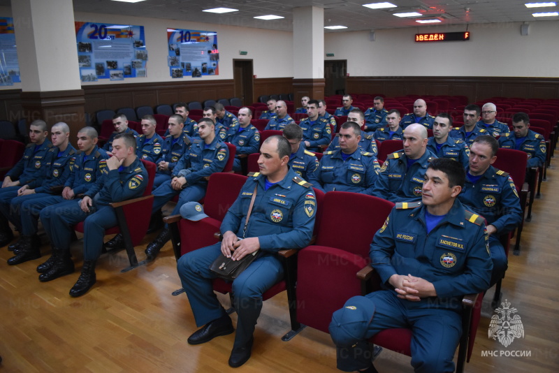 В спасательном центре прошли занятия для водительского состава по предупреждению ДТП.